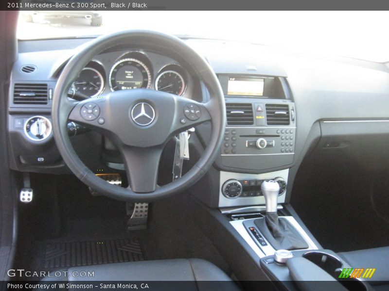 Black / Black 2011 Mercedes-Benz C 300 Sport