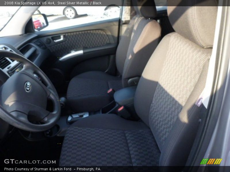 Steel Silver Metallic / Black 2008 Kia Sportage LX V6 4x4