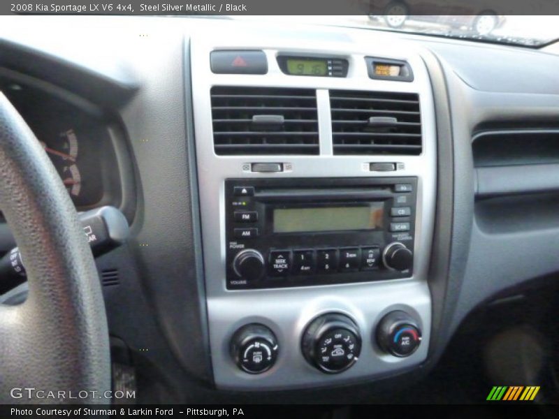 Steel Silver Metallic / Black 2008 Kia Sportage LX V6 4x4