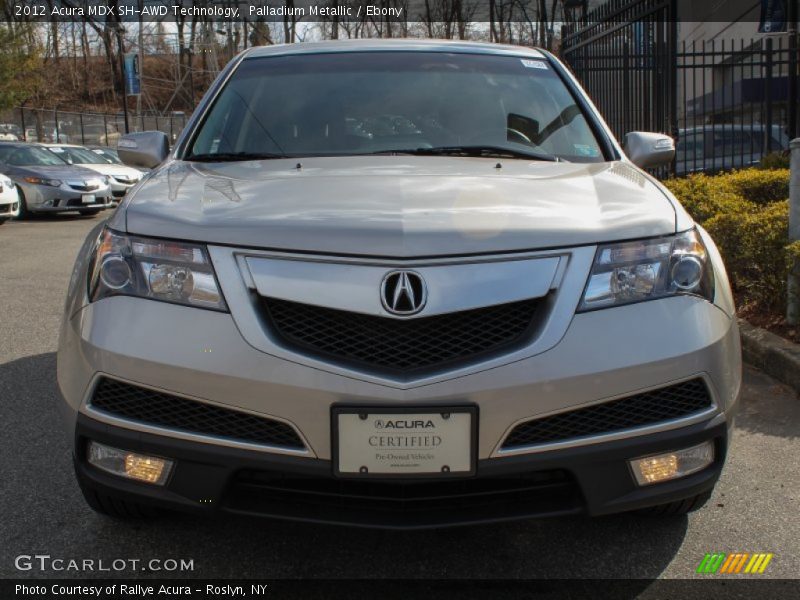 Palladium Metallic / Ebony 2012 Acura MDX SH-AWD Technology
