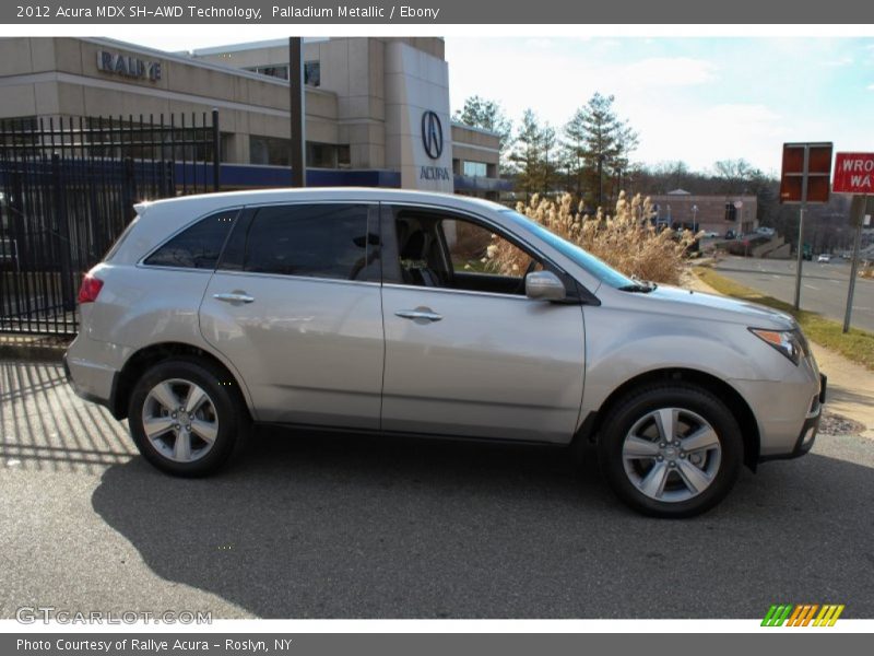 Palladium Metallic / Ebony 2012 Acura MDX SH-AWD Technology