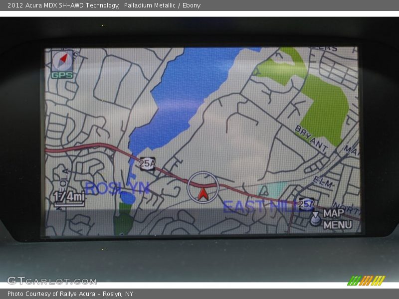 Palladium Metallic / Ebony 2012 Acura MDX SH-AWD Technology