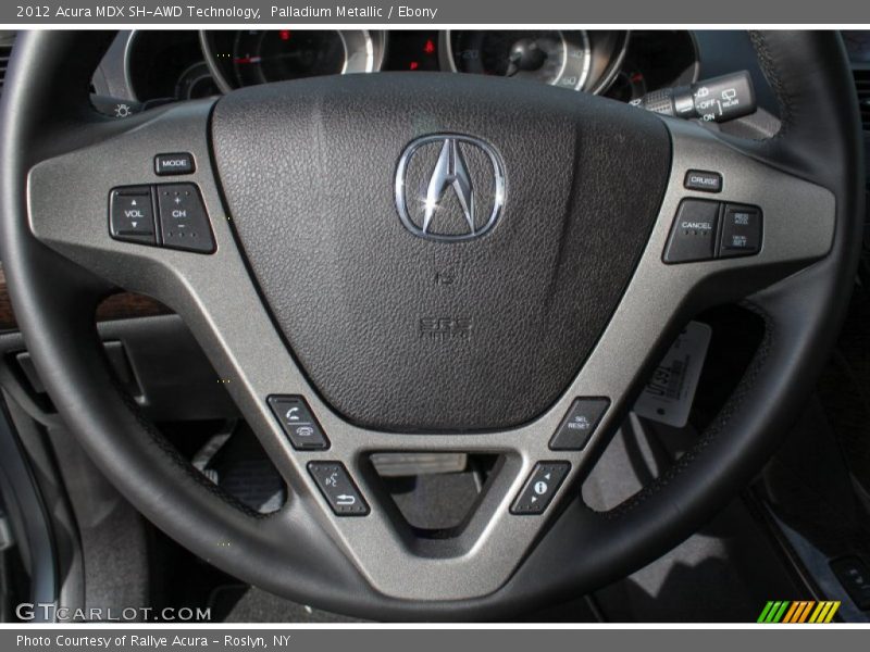 Palladium Metallic / Ebony 2012 Acura MDX SH-AWD Technology