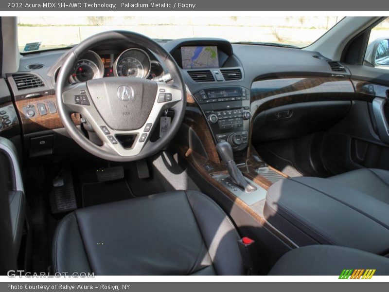 Palladium Metallic / Ebony 2012 Acura MDX SH-AWD Technology