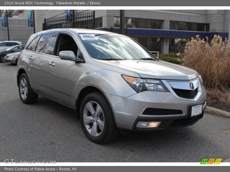 Palladium Metallic / Ebony 2010 Acura MDX Technology
