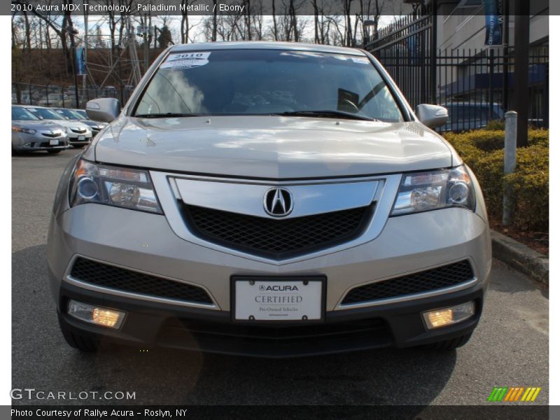 Palladium Metallic / Ebony 2010 Acura MDX Technology