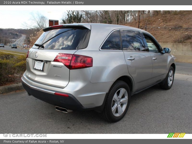 Palladium Metallic / Ebony 2010 Acura MDX Technology
