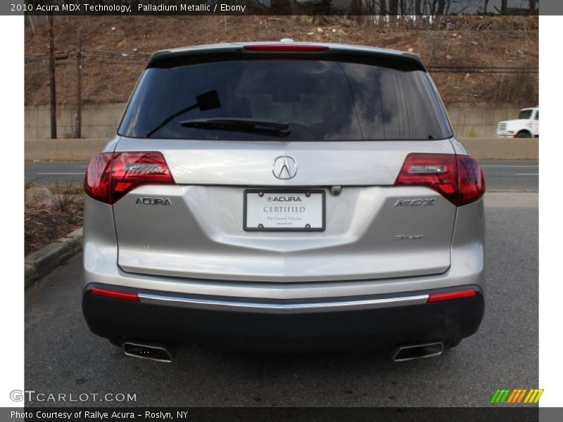 Palladium Metallic / Ebony 2010 Acura MDX Technology