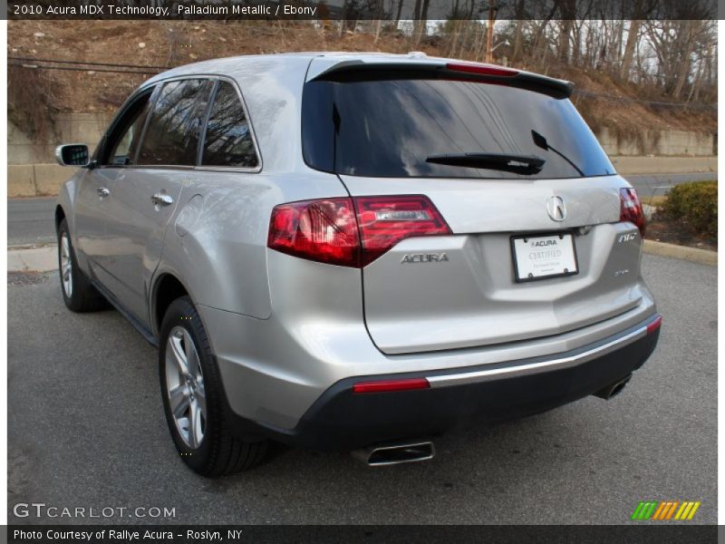 Palladium Metallic / Ebony 2010 Acura MDX Technology