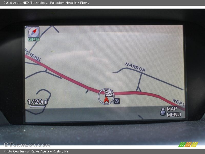 Palladium Metallic / Ebony 2010 Acura MDX Technology