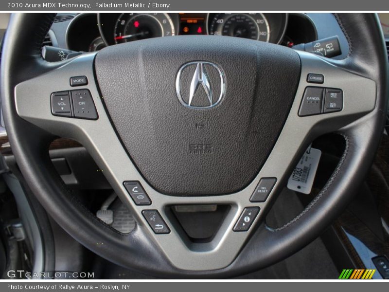 Palladium Metallic / Ebony 2010 Acura MDX Technology