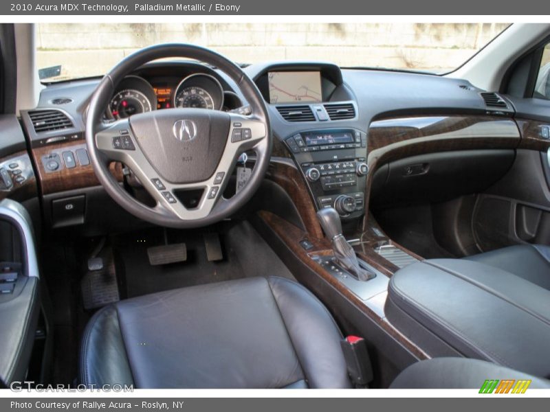 Palladium Metallic / Ebony 2010 Acura MDX Technology