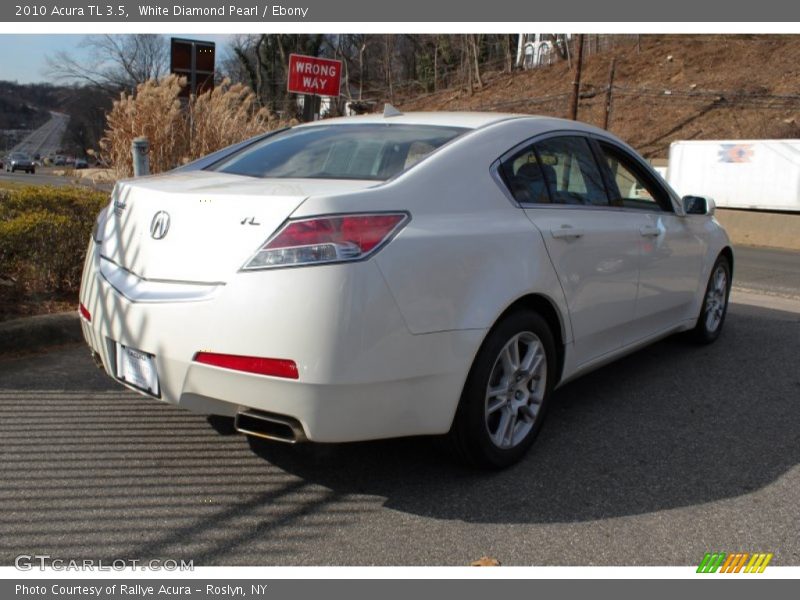 White Diamond Pearl / Ebony 2010 Acura TL 3.5