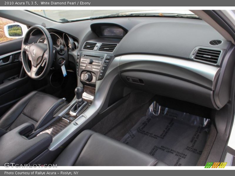 White Diamond Pearl / Ebony 2010 Acura TL 3.5
