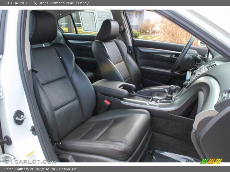 White Diamond Pearl / Ebony 2010 Acura TL 3.5