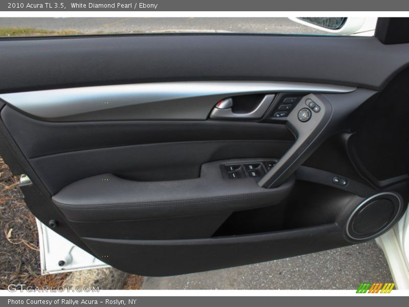 White Diamond Pearl / Ebony 2010 Acura TL 3.5