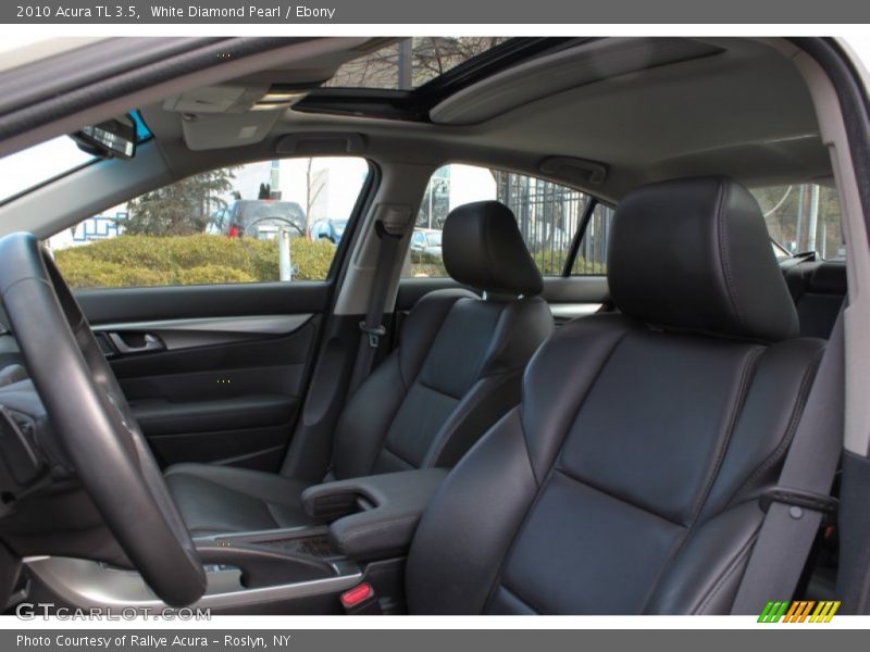 White Diamond Pearl / Ebony 2010 Acura TL 3.5