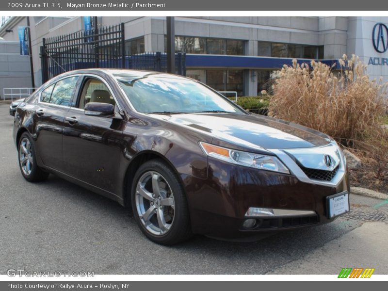 Mayan Bronze Metallic / Parchment 2009 Acura TL 3.5