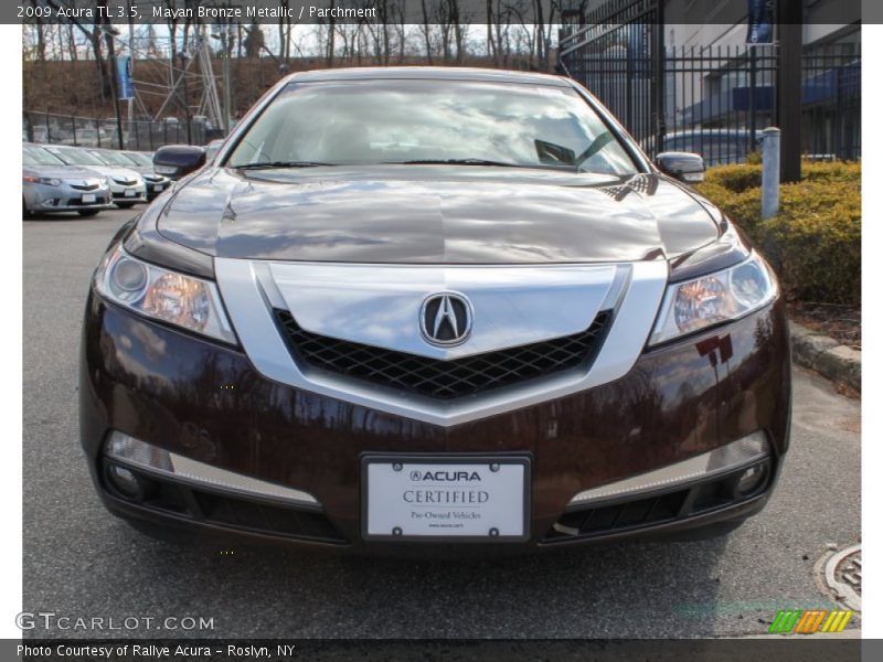 Mayan Bronze Metallic / Parchment 2009 Acura TL 3.5