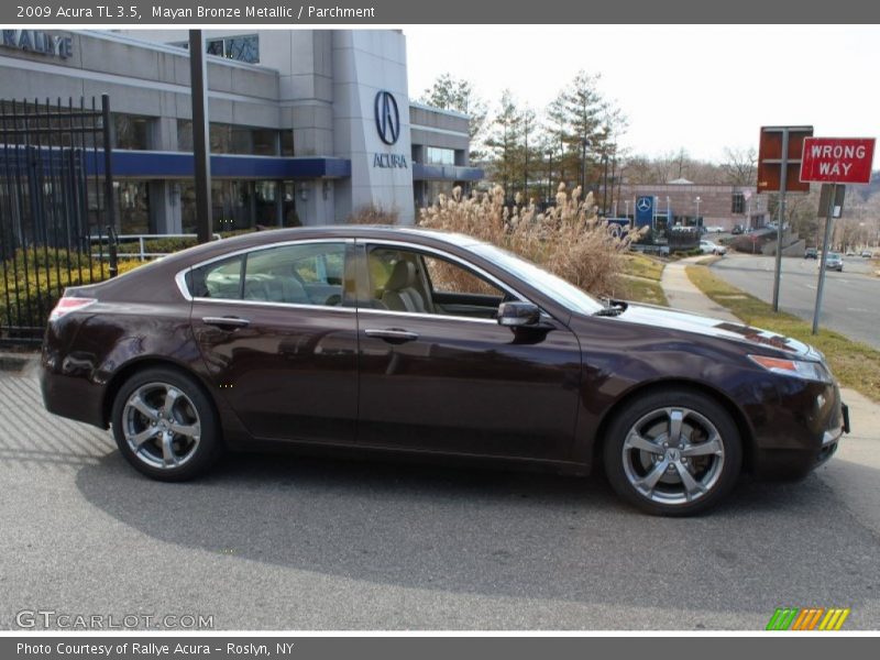 Mayan Bronze Metallic / Parchment 2009 Acura TL 3.5