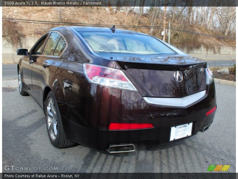 Mayan Bronze Metallic / Parchment 2009 Acura TL 3.5