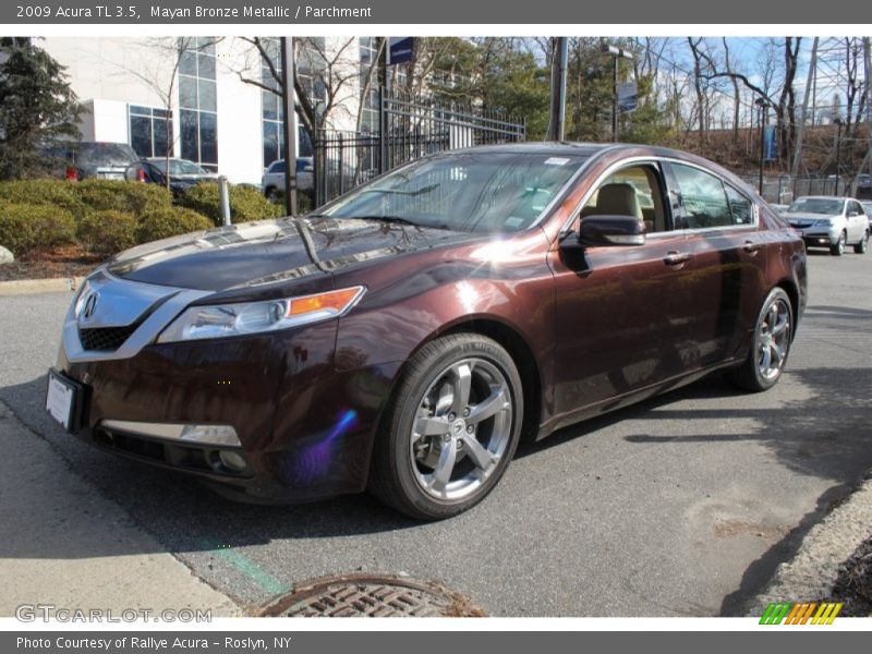 Mayan Bronze Metallic / Parchment 2009 Acura TL 3.5