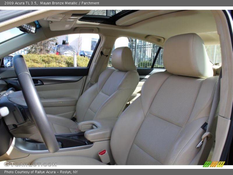 Mayan Bronze Metallic / Parchment 2009 Acura TL 3.5