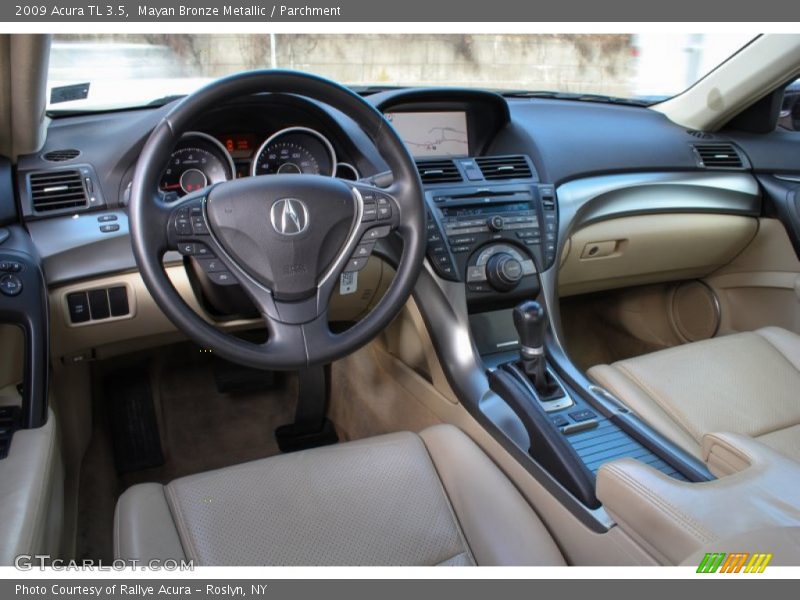 Mayan Bronze Metallic / Parchment 2009 Acura TL 3.5