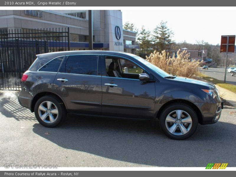 Grigio Metallic / Ebony 2010 Acura MDX