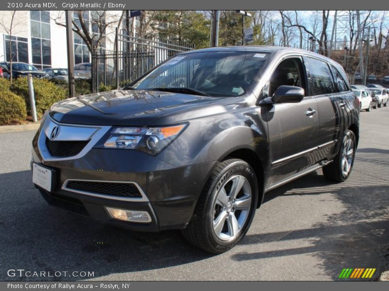 Grigio Metallic / Ebony 2010 Acura MDX