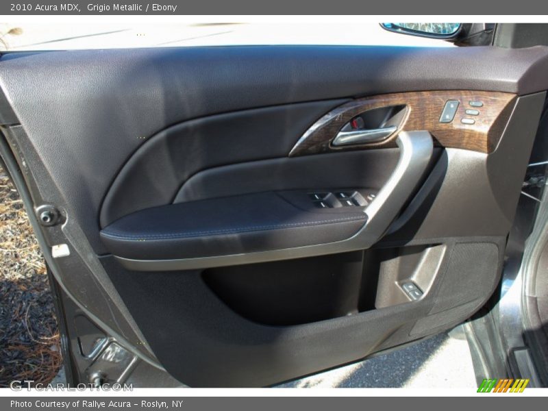 Grigio Metallic / Ebony 2010 Acura MDX