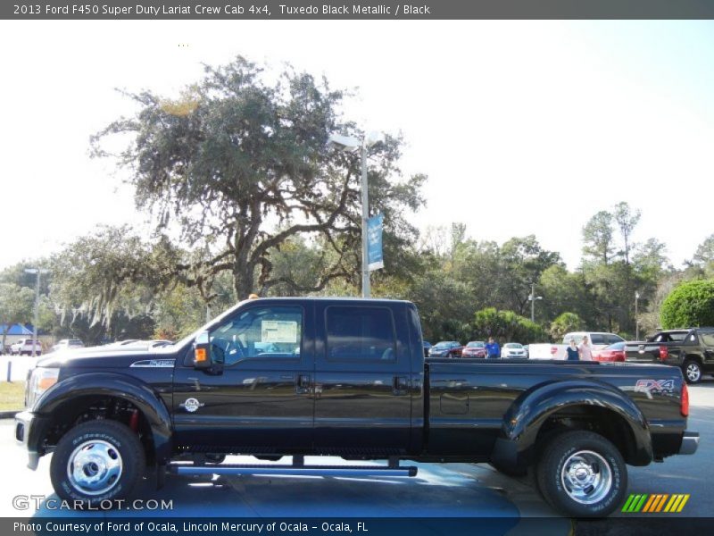 Tuxedo Black Metallic / Black 2013 Ford F450 Super Duty Lariat Crew Cab 4x4