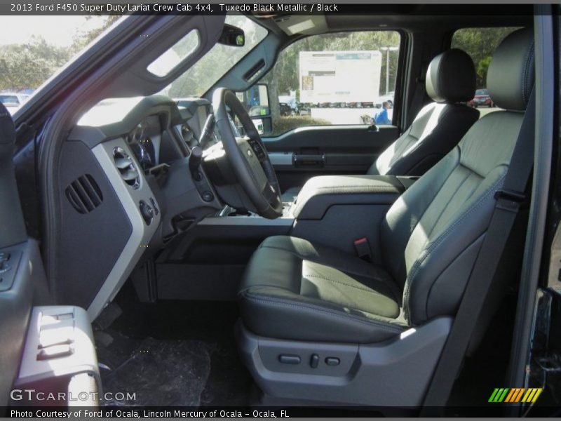  2013 F450 Super Duty Lariat Crew Cab 4x4 Black Interior