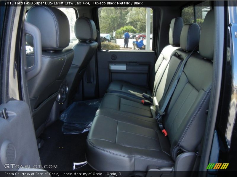 Rear Seat of 2013 F450 Super Duty Lariat Crew Cab 4x4