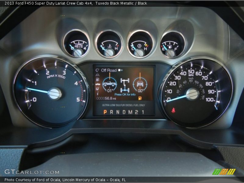  2013 F450 Super Duty Lariat Crew Cab 4x4 Lariat Crew Cab 4x4 Gauges