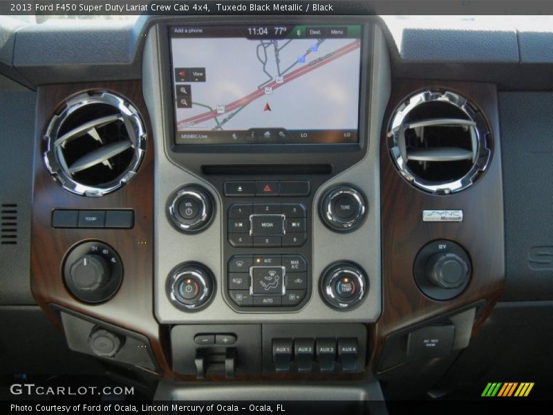 Controls of 2013 F450 Super Duty Lariat Crew Cab 4x4