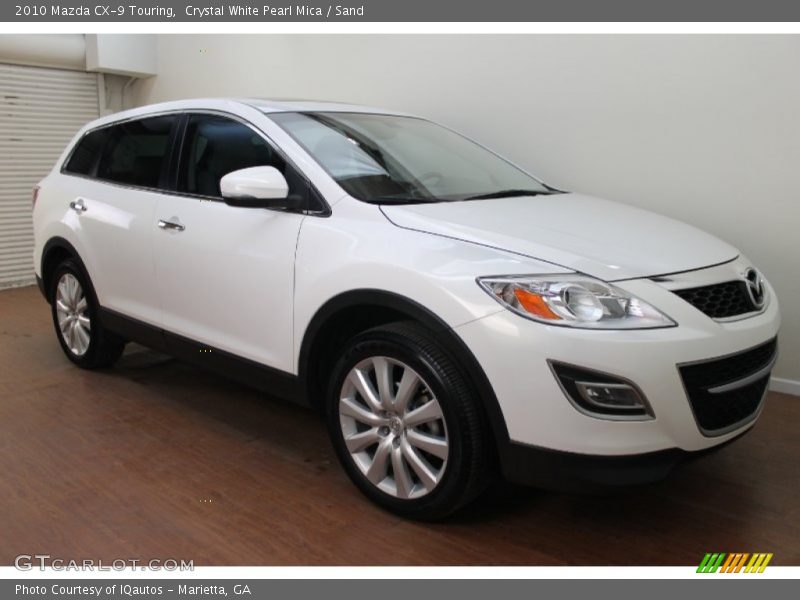 Crystal White Pearl Mica / Sand 2010 Mazda CX-9 Touring
