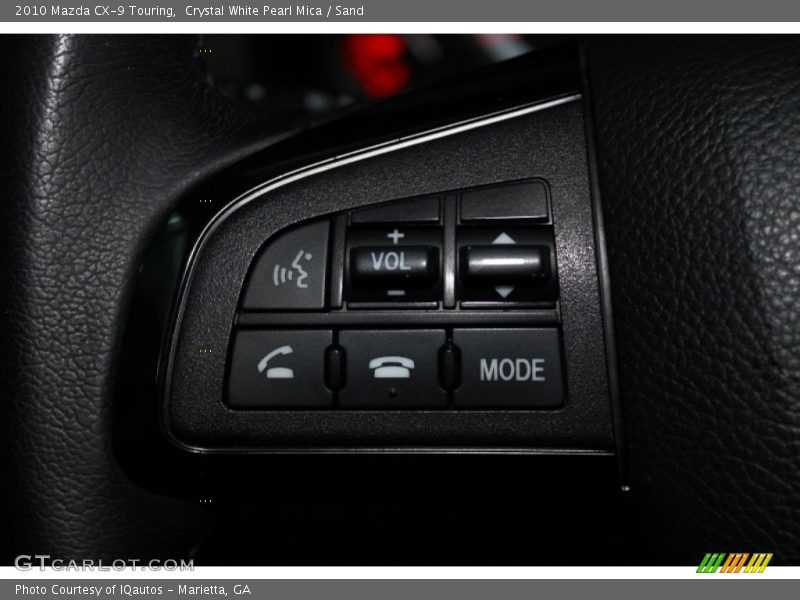 Crystal White Pearl Mica / Sand 2010 Mazda CX-9 Touring