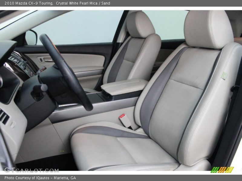 Crystal White Pearl Mica / Sand 2010 Mazda CX-9 Touring