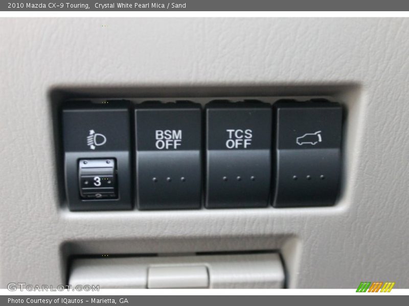Crystal White Pearl Mica / Sand 2010 Mazda CX-9 Touring