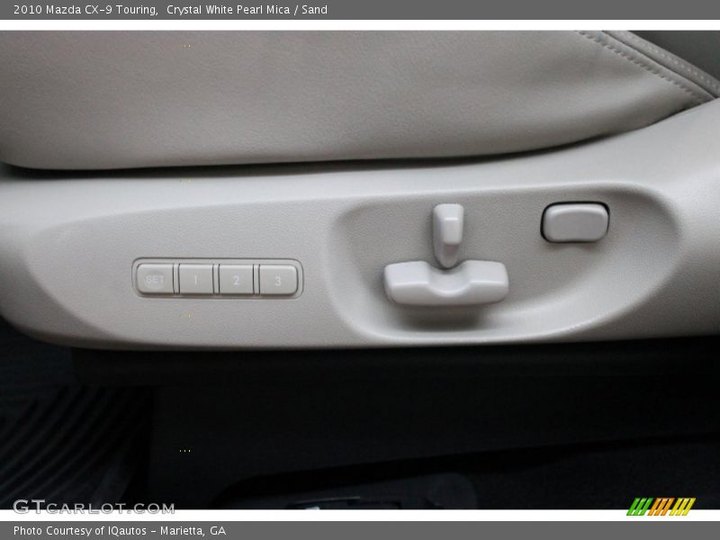Crystal White Pearl Mica / Sand 2010 Mazda CX-9 Touring