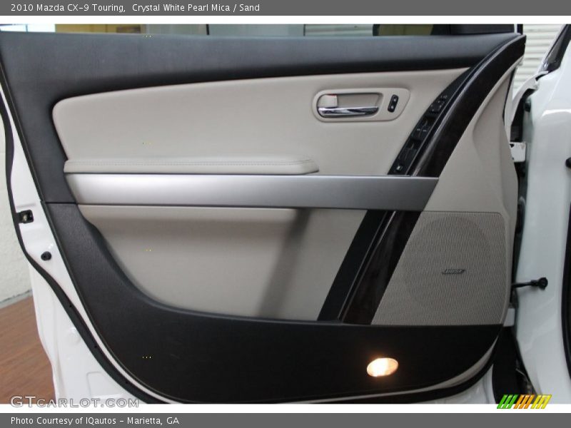 Crystal White Pearl Mica / Sand 2010 Mazda CX-9 Touring