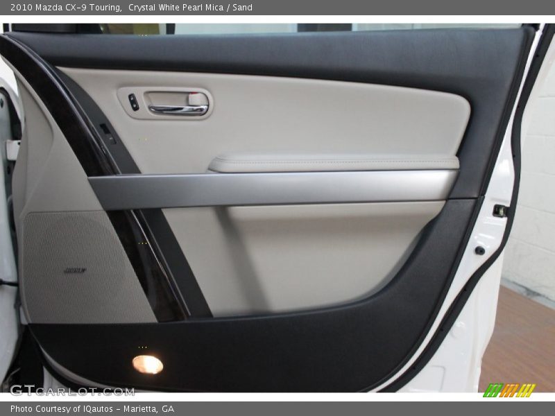 Crystal White Pearl Mica / Sand 2010 Mazda CX-9 Touring