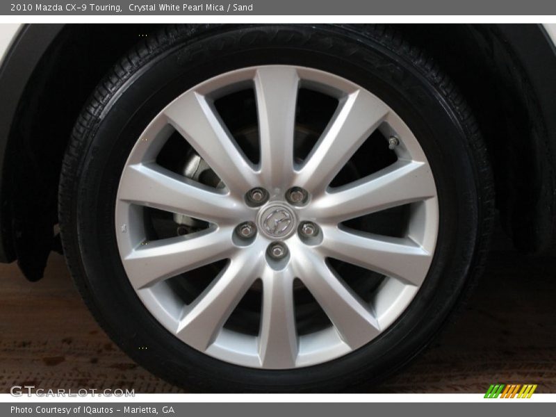 Crystal White Pearl Mica / Sand 2010 Mazda CX-9 Touring