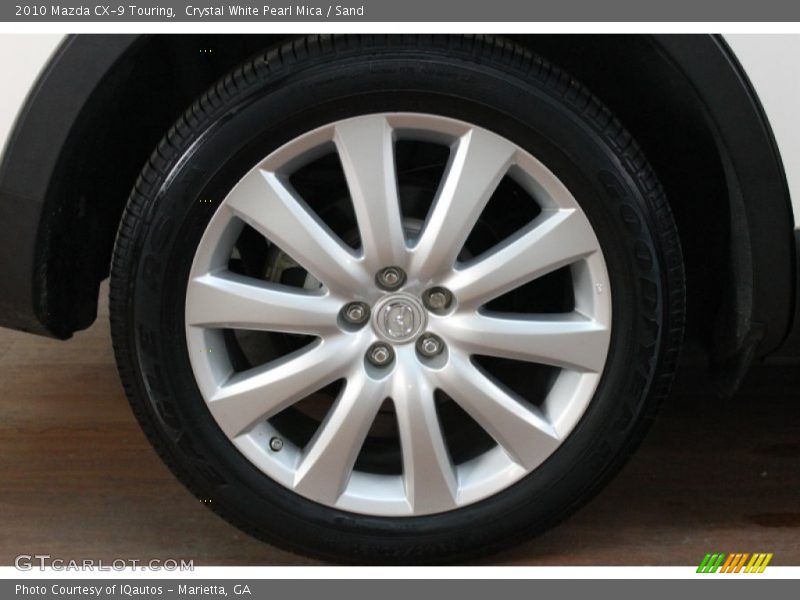 Crystal White Pearl Mica / Sand 2010 Mazda CX-9 Touring