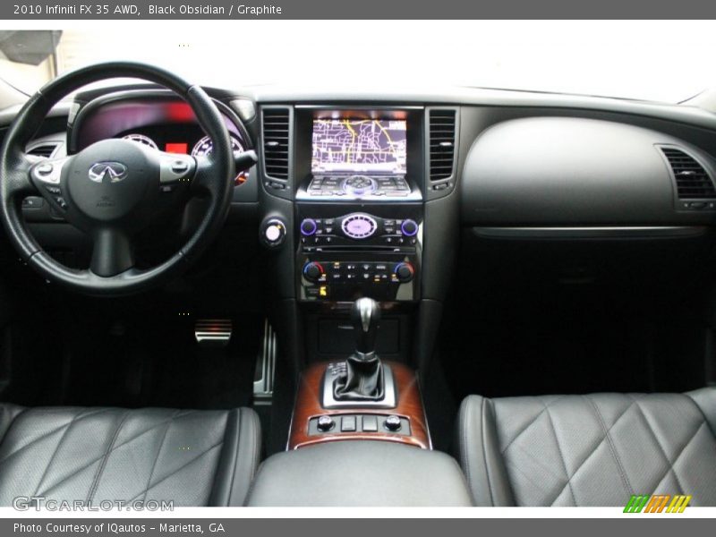 Dashboard of 2010 FX 35 AWD