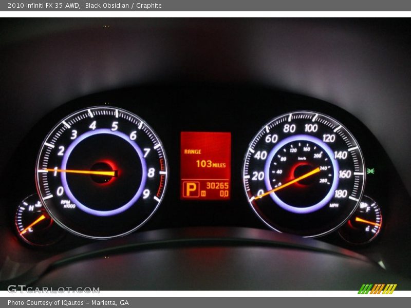  2010 FX 35 AWD 35 AWD Gauges
