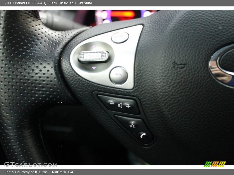 Controls of 2010 FX 35 AWD