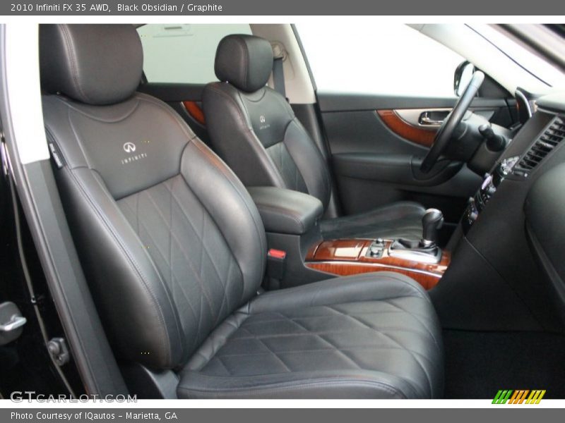 Front Seat of 2010 FX 35 AWD