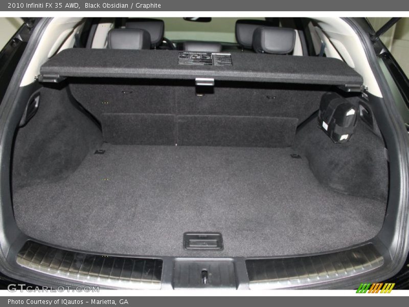  2010 FX 35 AWD Trunk